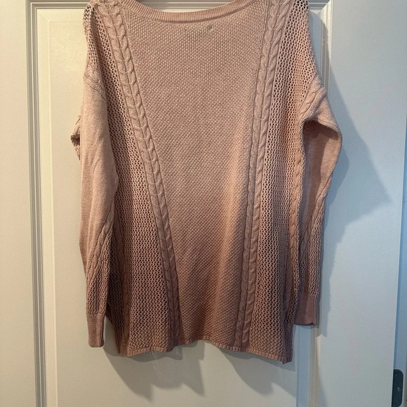 American Eagle Pink Ombré Knit Sweater, Medium - Picture 1 of 6